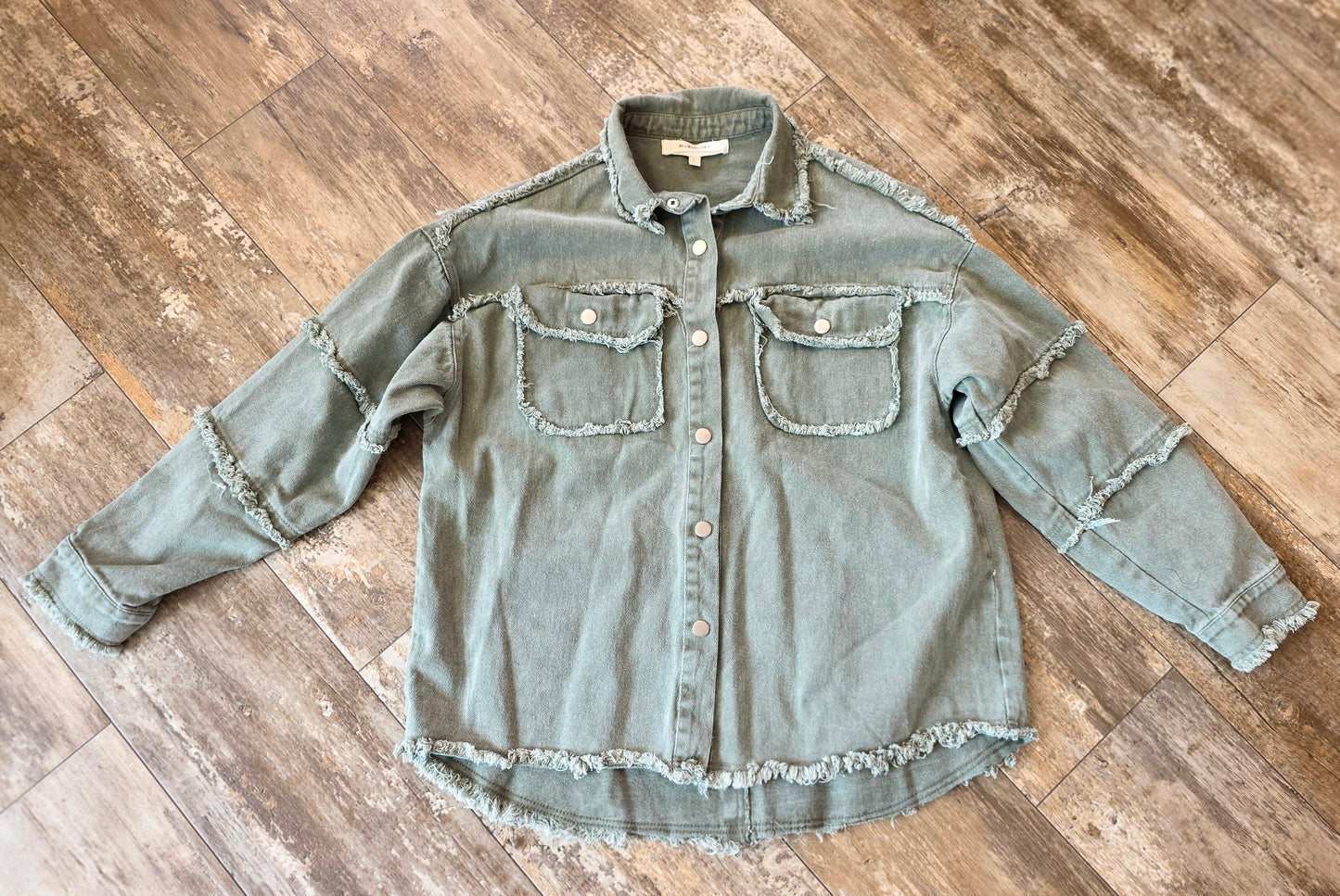 Blue Velvet Rock & Roll Denim Jacket Sz Large