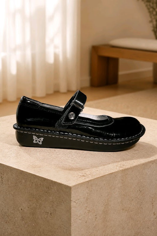 Alegria Paloma Patent Leather Mary Jane Sz 37/7.5