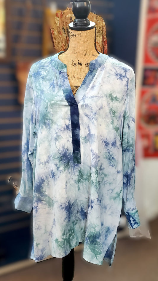 Velvet Heart Tunic Top Sz 1X