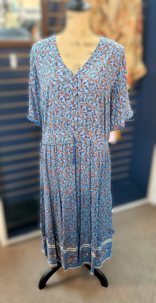 Signature by Robbie Bee Prairie Dress Sz 14W