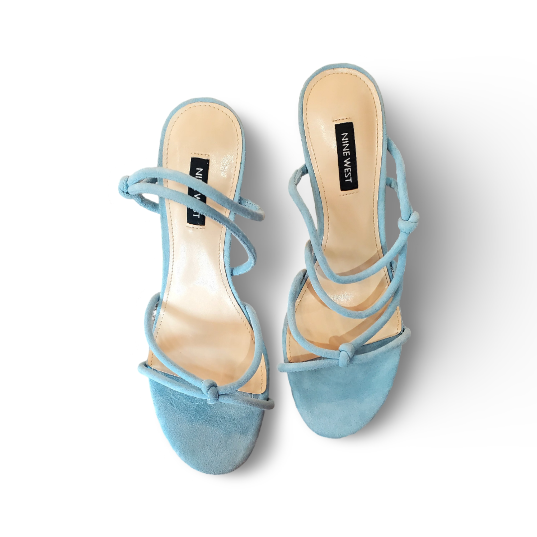 Nine West Kim Strappy Heels Sz 8.5M
