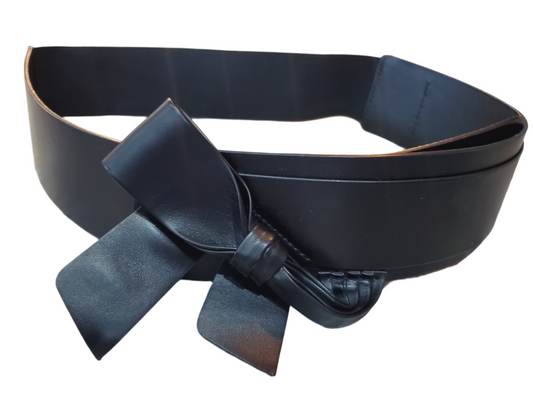 Eloquii Leather Bow Belt Sz XL