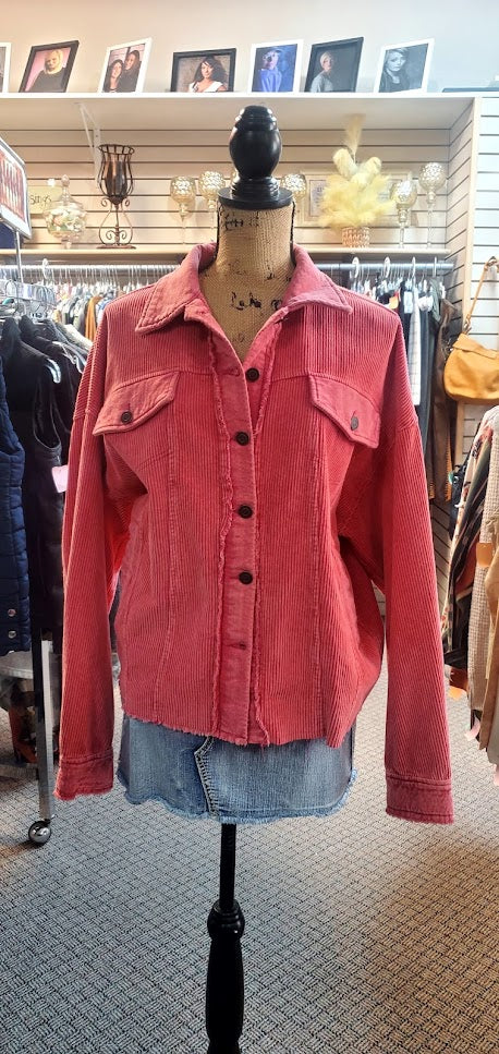 La Miel Corduroy Jacket Sz Large