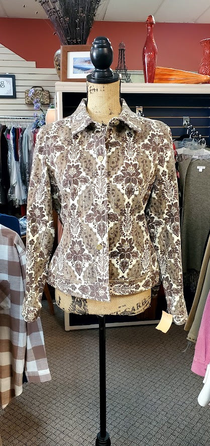 Doncaster Floral Print Design Blazer Sz 10