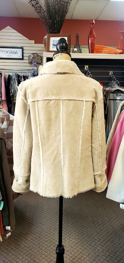 XOXO Leather Coat Sz Large