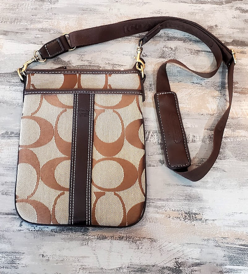 Coach Women's Signature Swing-pack Crossbody Messenger Bag B0768-F06016