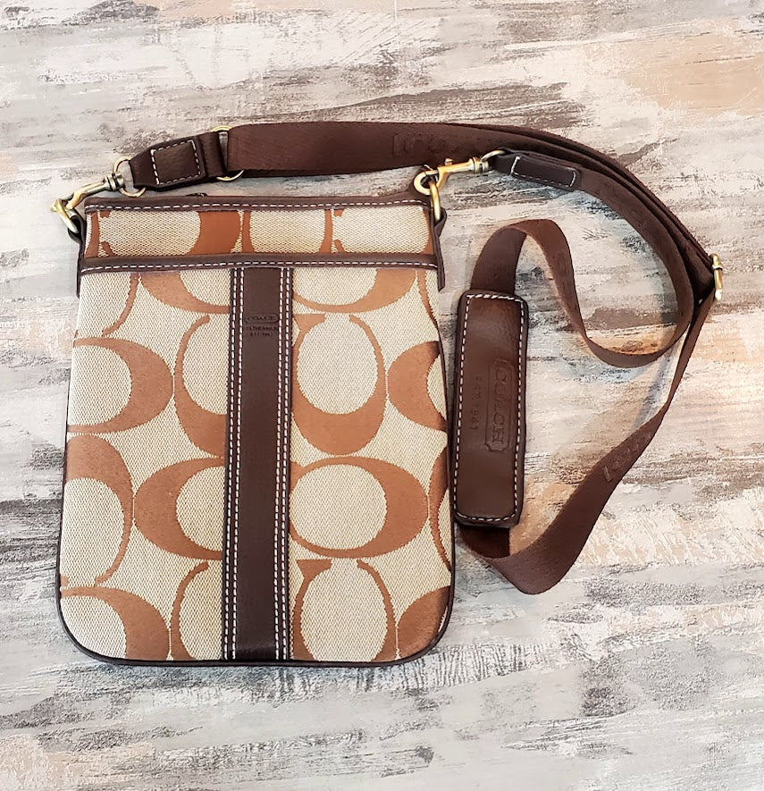 Coach Women's Signature Swing-pack Crossbody Messenger Bag B0768-F06016