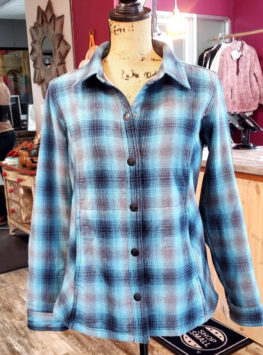 Noble Outfitters Flannel Plaid Jacket Sz Medium