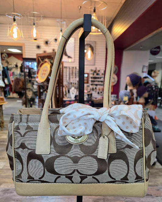 Coach Madeline Signature Jacquard Satchel J0773-11557