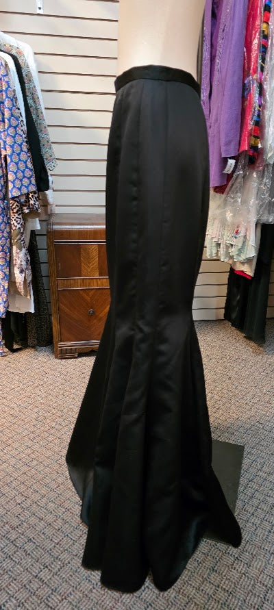 Cache Mermaid Full Length Satin Skirt Sz 8