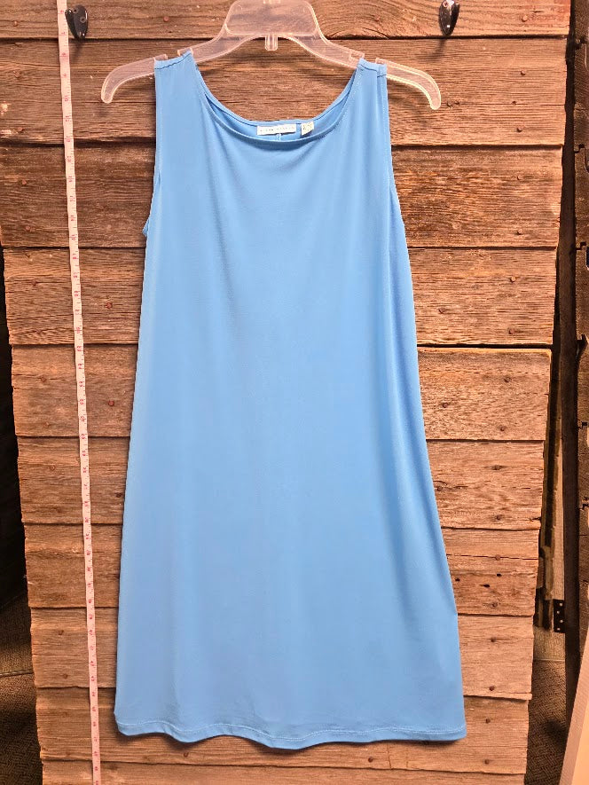 susan graver liquid knit dresses Dress Sz P-Medium Mint Green Maxi Dress.... Color:Blue/Lilac deliverygroup_swimwear