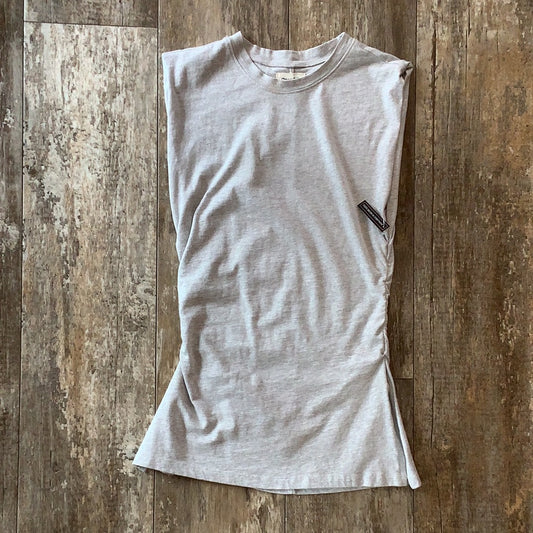 NWT Open Edit Side Scrunch Sleeveless Tee SZ XX-Small