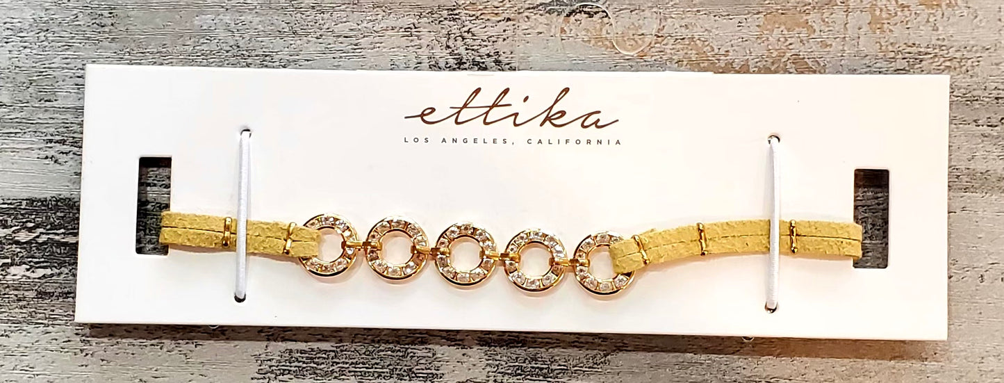 Ettika Rhinestone Circle Choker