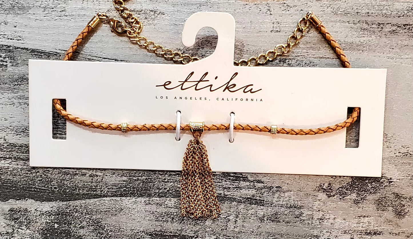Attika Tassel Choker Necklace