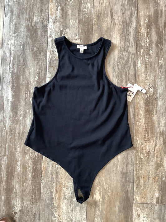 Open Edit NWT Black Racer-Back Bodysuit Sz 1X