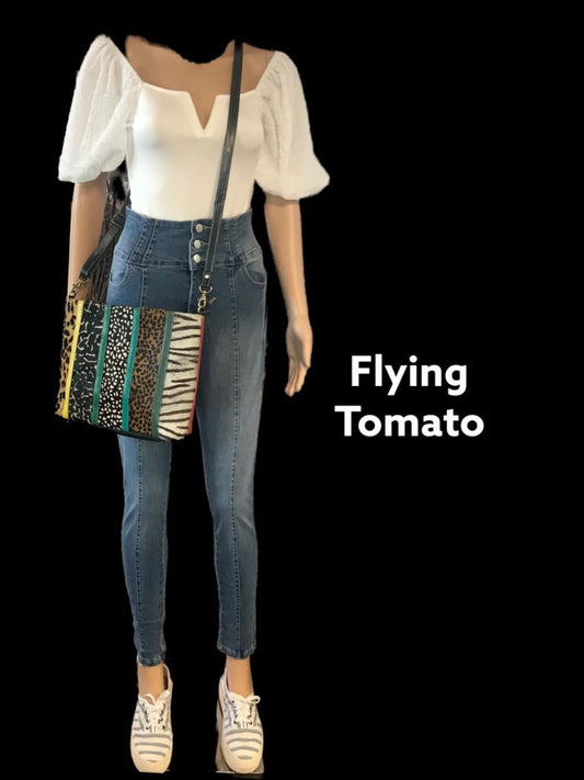 Flying Tomato knit bodysuit JT9426