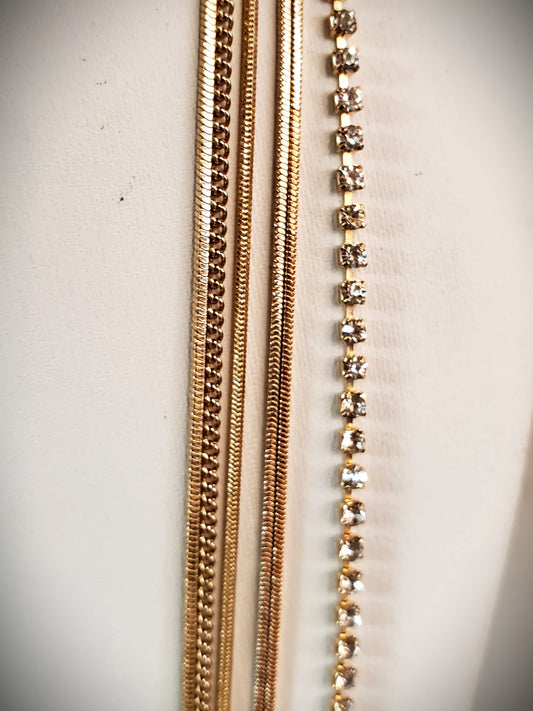 Lonna & Lilly Multi Strand Goldtone Necklace