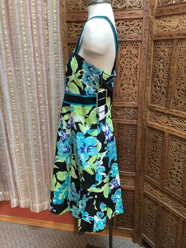 NWT R & K Floral SunDress Sz 18