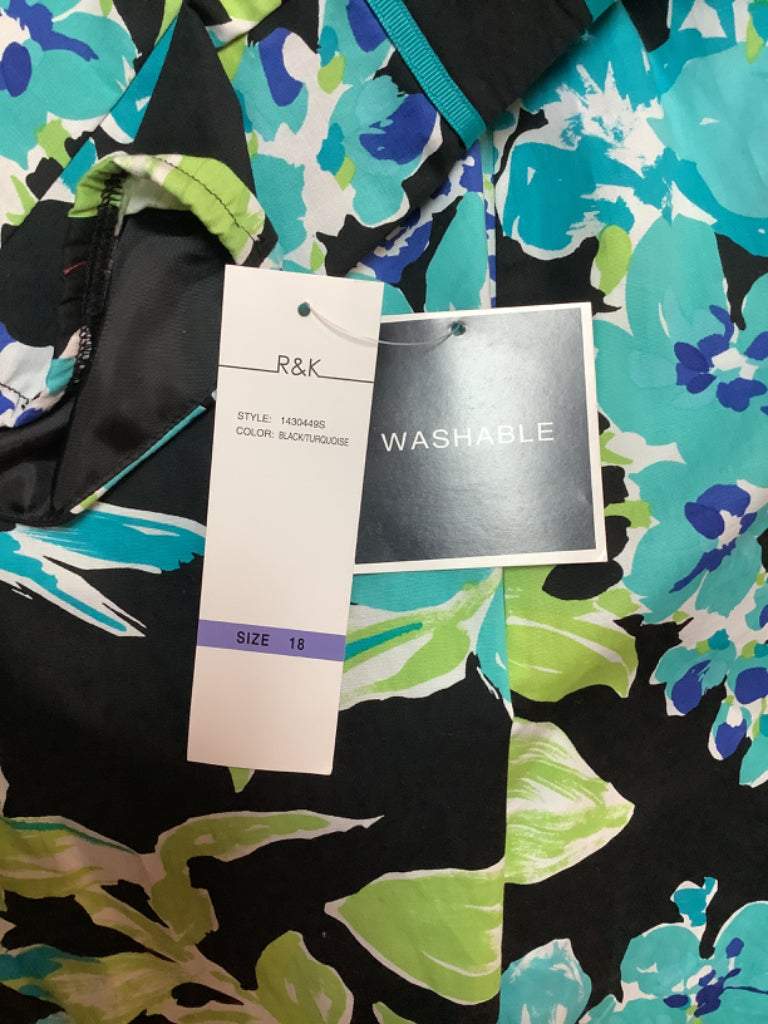 NWT R & K Floral SunDress Sz 18