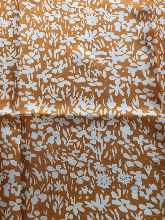 Vintage Vera Neumann Floral Print Silk Scarf