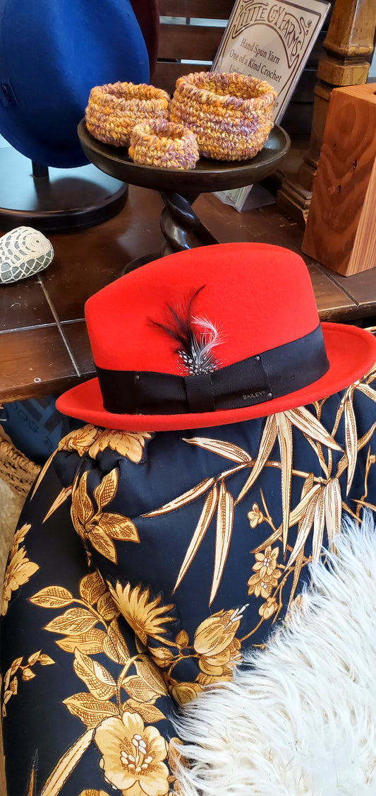Baileys Tino Felt Fedora Hat