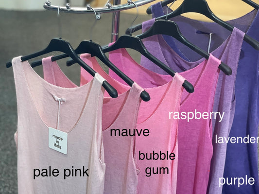 Cozy Tank with Metallic Trim