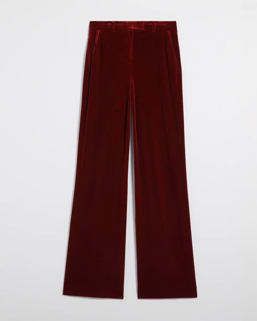 WHBM Luna Wide Leg Velvet Trousers Sz 6