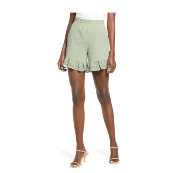 Vero Moda - NWT Juna High Waisted Eyelet Shorts Sz X-Small