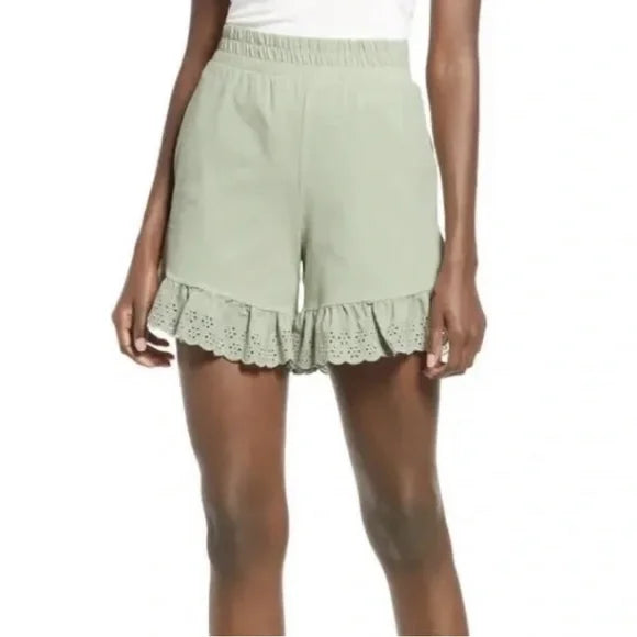 Vero Moda - NWT Juna High Waisted Eyelet Shorts Sz X-Small
