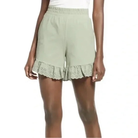 Vero Moda - NWT Juna High Waisted Eyelet Shorts Sz X-Small
