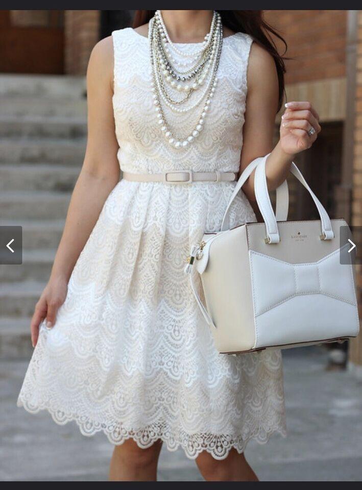 White House Black Market Two Tone Block Color Lace Sleeveless Dress Sz 8
