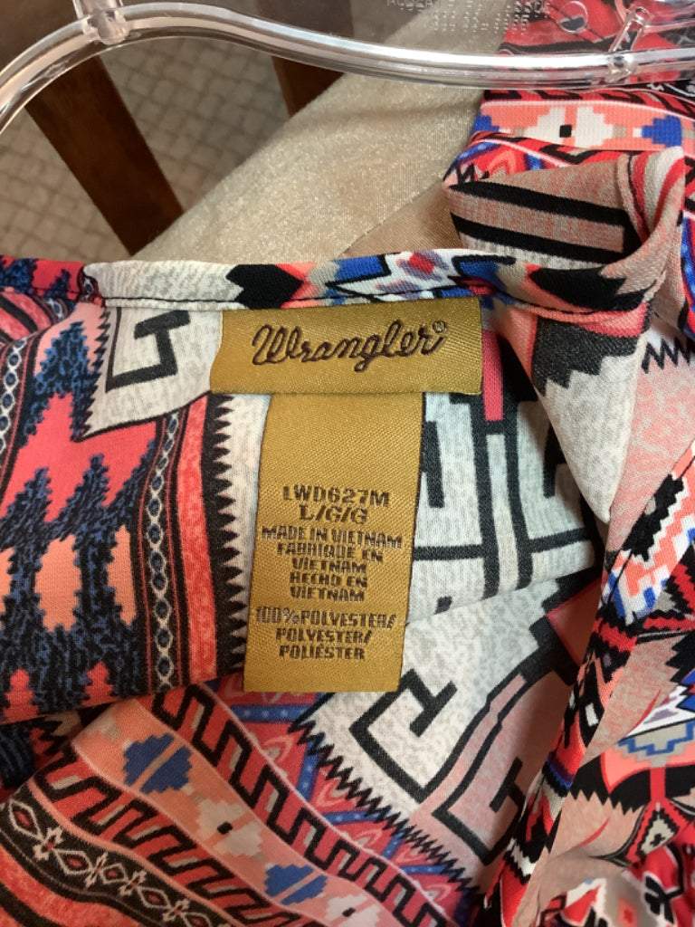 Wrangler Southwestern Print Dress Sz Large