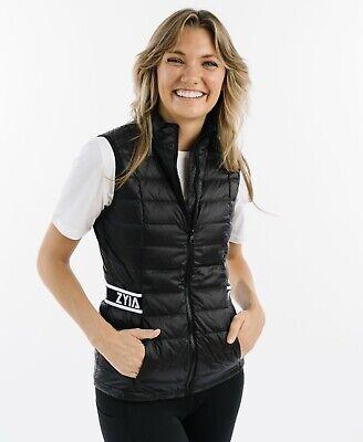 Zyia Black Alpine Down Vest Sz XXXL
