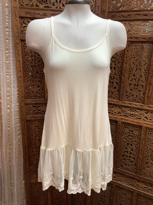 Jodifl Embroidered Tulle Tank Top Sz Medium NWT