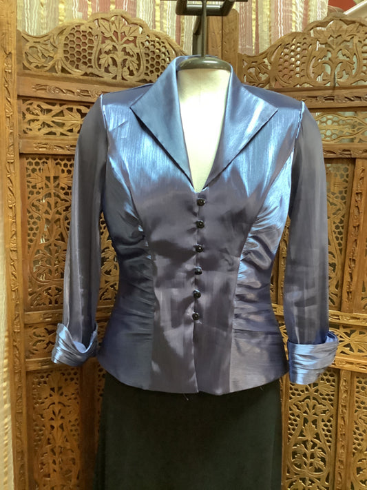 Xscape by Joanna Chen Front Gathered Blouse Sz 6