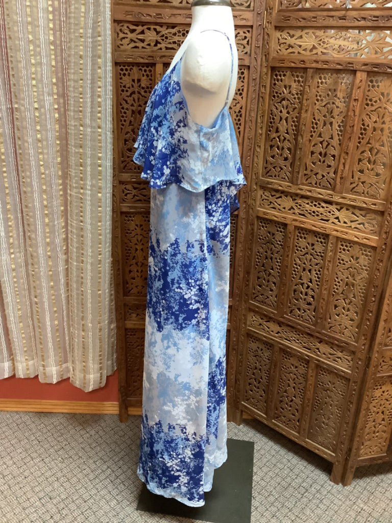 Lovposh Maxi Layered Dress w/Adj Straps Sz Large