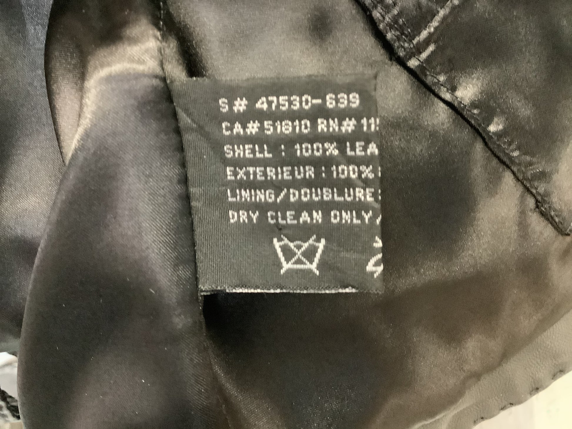 Tribal Size 8 Leather Jacket