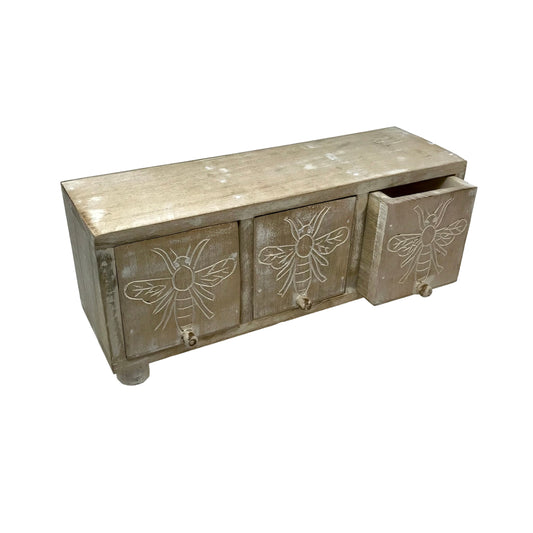 Queen Bee 3 Drawer Dresser Box