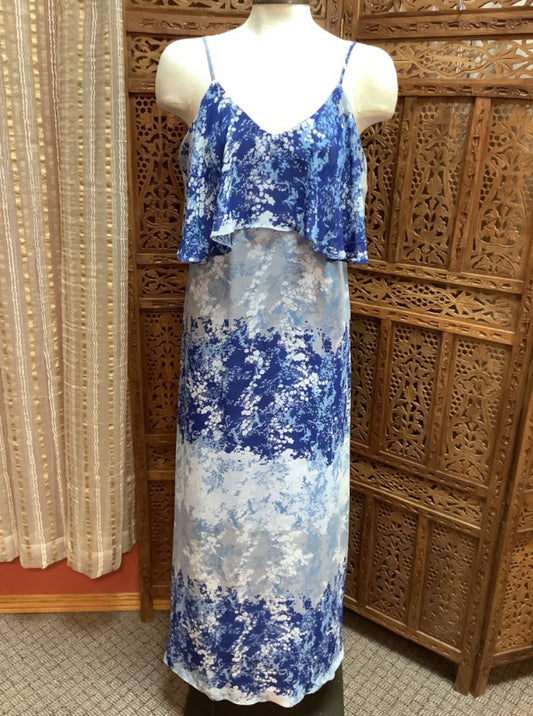 Lovposh Maxi Layered Dress w/Adj Straps Sz Large