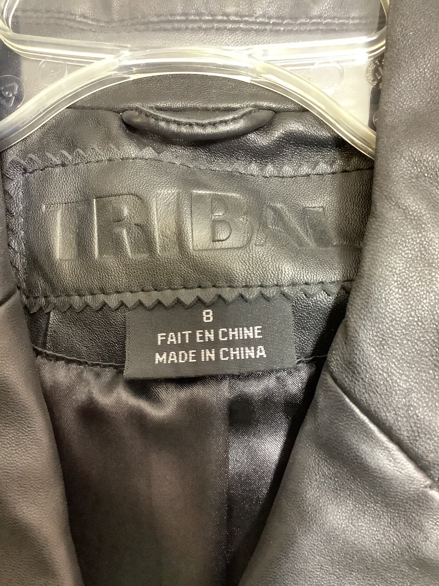 Tribal Size 8 Leather Jacket