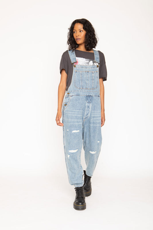 Sandrine Rose Overalls Style #R1001-D113 Size Large