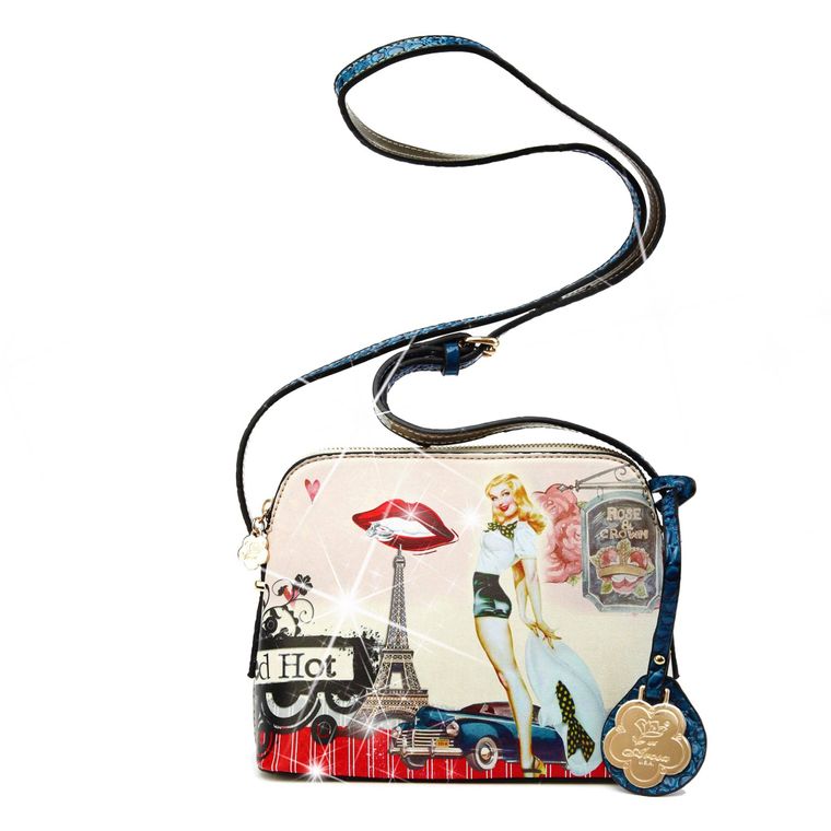 Retro Rebel Satchel Graphic Mini Crossbody
