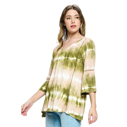 Yak & Yeti Tunic Bohemian Flare Tie Dye