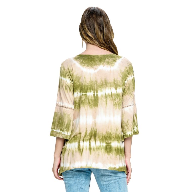 Yak & Yeti Tunic Bohemian Flare Tie Dye