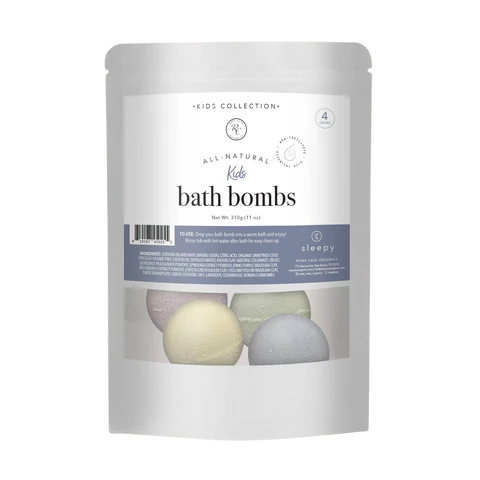 Sleepy Kids Bath Bombs, Rowe Casa Organics