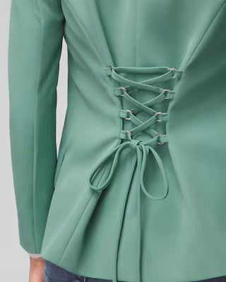 WHBM Editor's Corset Blazer Sz 6