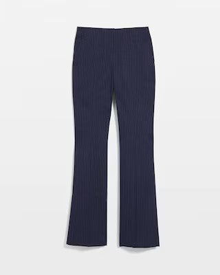 WHBM Flare Pinstriped Pants Sz 6