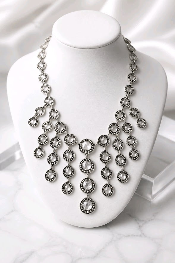 Waterfall Statement Necklace
