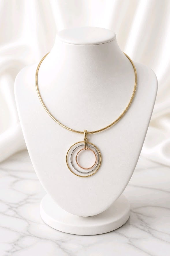 Circle Pendant Necklace