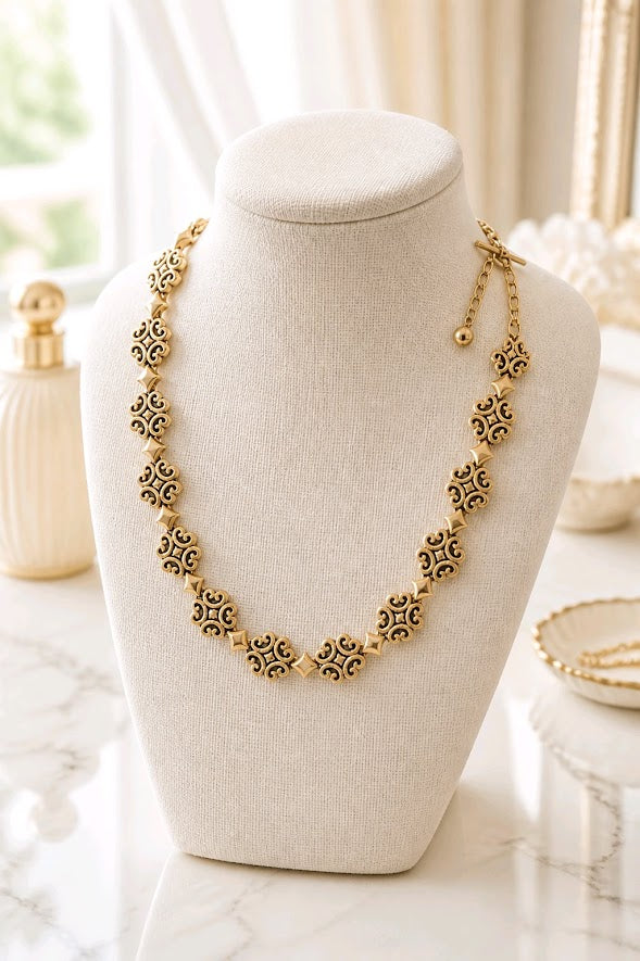 Le Fleur Goldtone Necklace